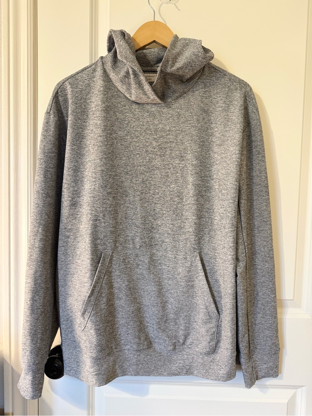 Outdoor Voices Heather Gray Pullover Hoodie